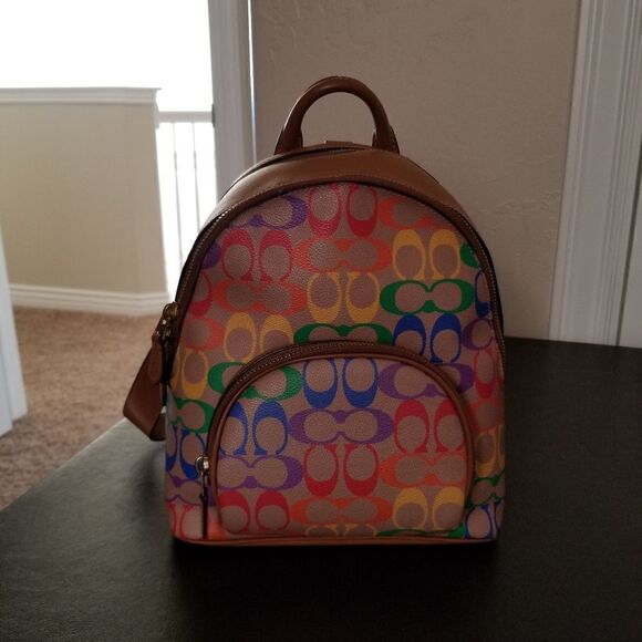 Coach Rainbow Backpack - Picture 1 of 9